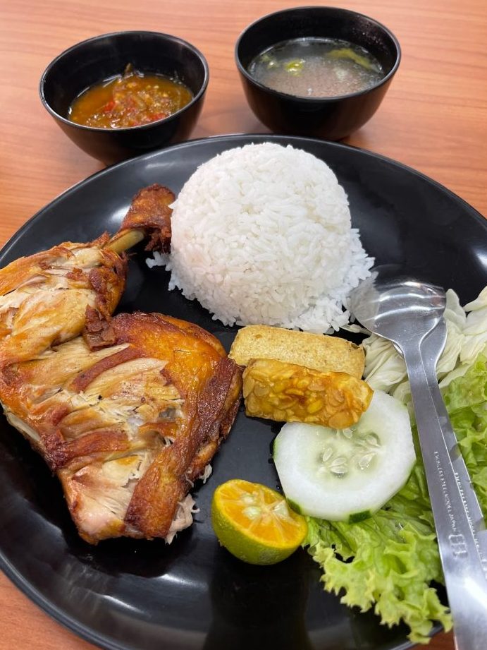 Ayam Penyet (by Restoran OMJ) 1 ayam penyet by restoran omj