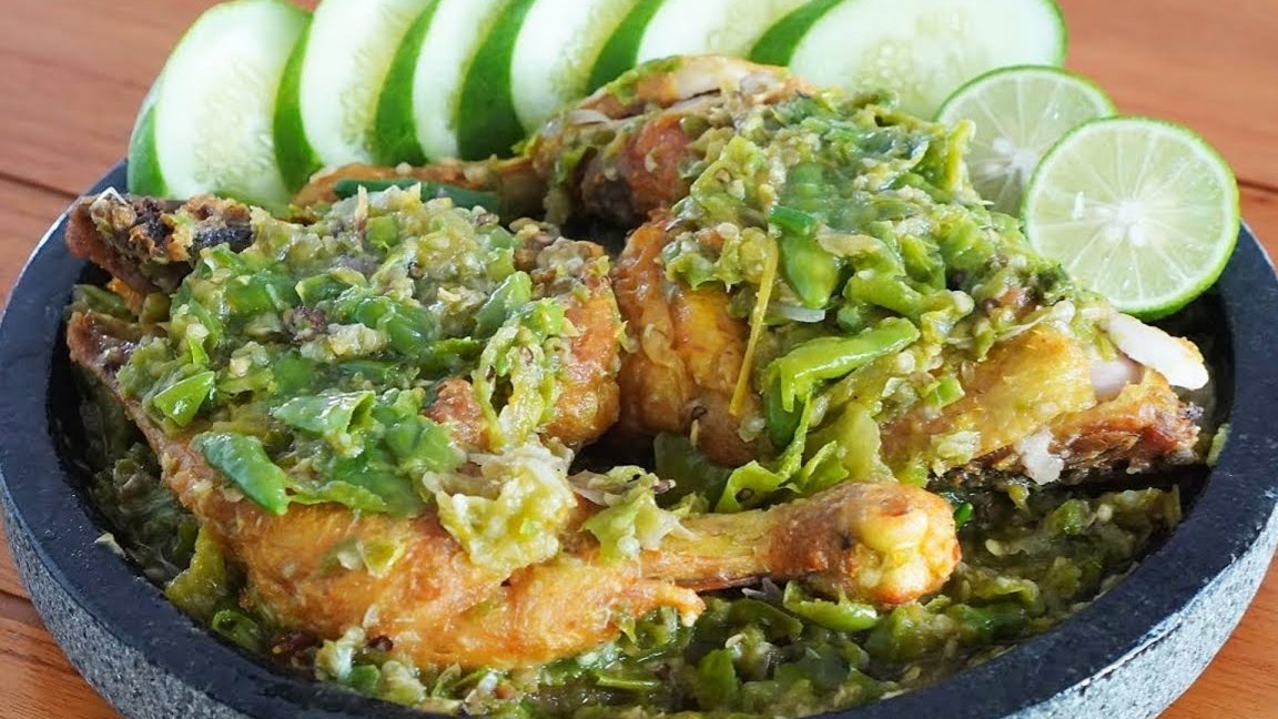 Ayam Penyet Cabe Hijo 1 ayam penyet cabe hijo