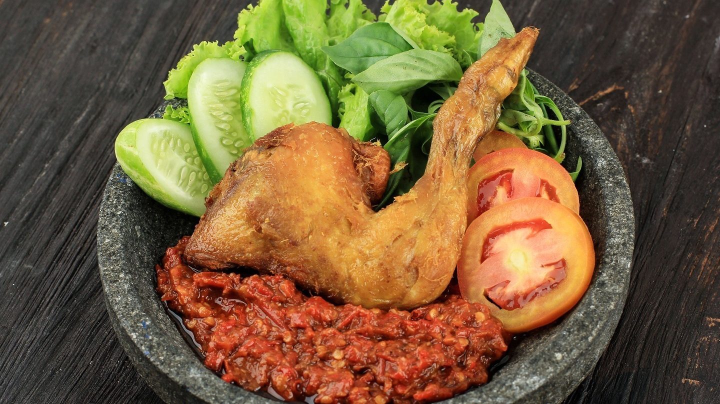 ayam penyet indomas