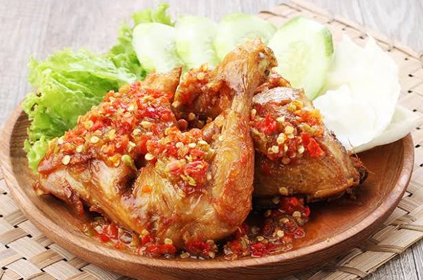 ayam penyet terbaik di daerah mersing