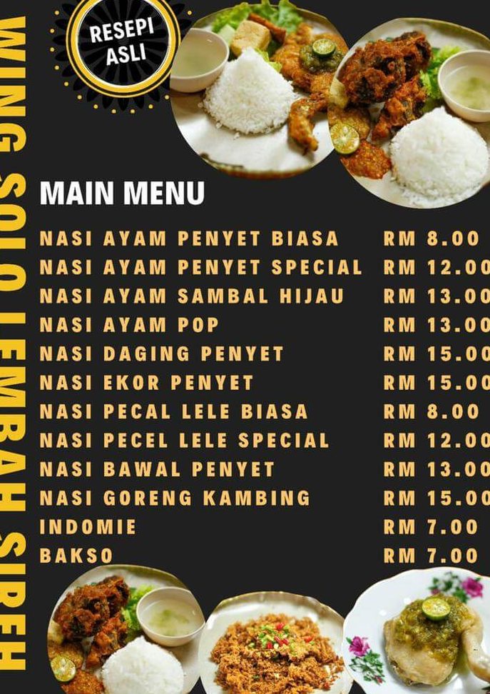 ayam penyet terbaik di kota belud