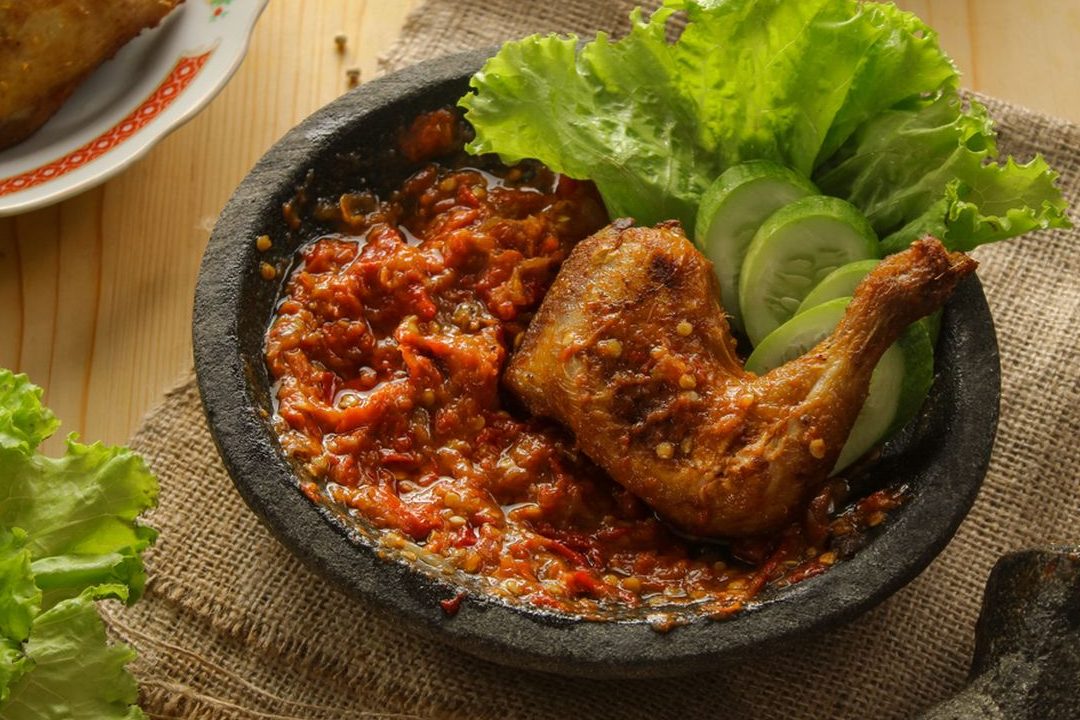 ayam penyet terbaik di labis