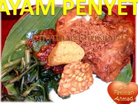 ayam penyet terbaik di sarikei