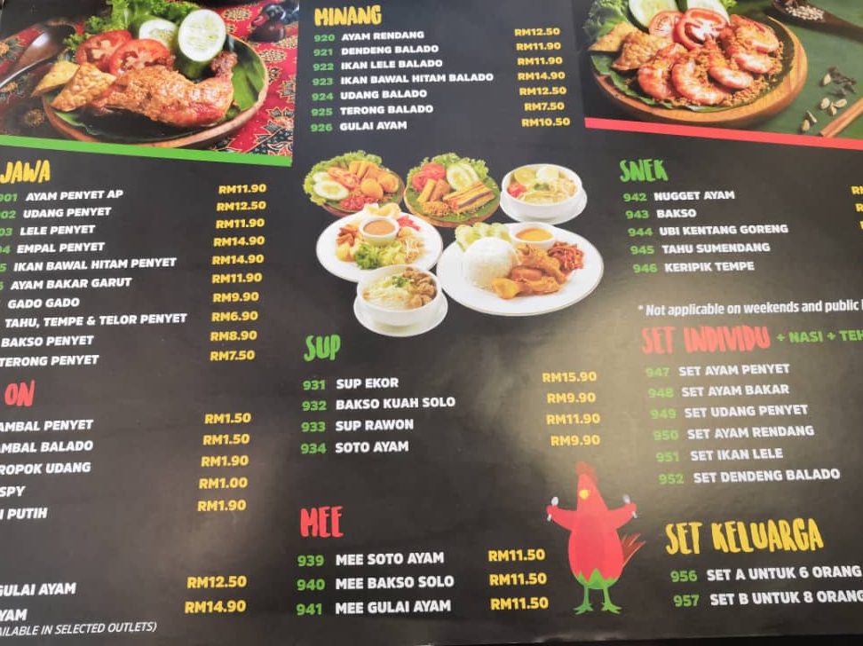 ayam penyet terbaik di sungai besar