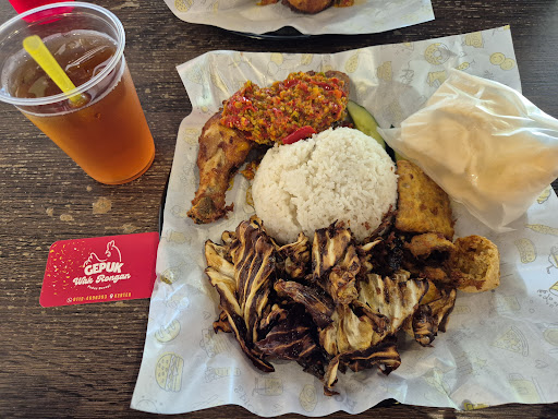 Ayam Gepuk Wak Rongan Kerteh, Terengganu (Best Ayam Gepuk Pedas Kerteh)