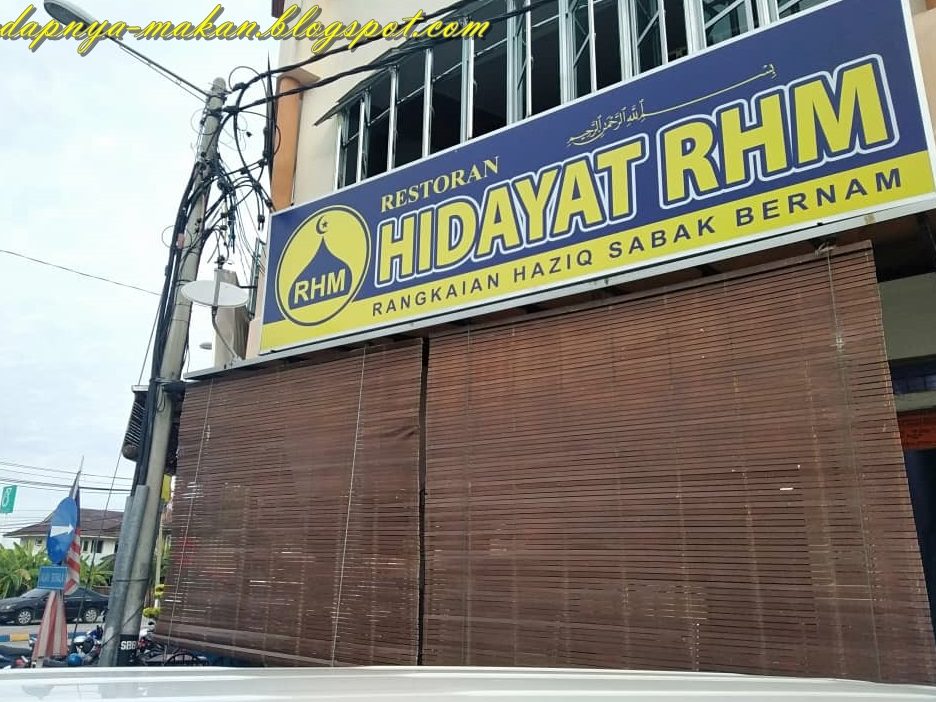 restoran hidayat rhm