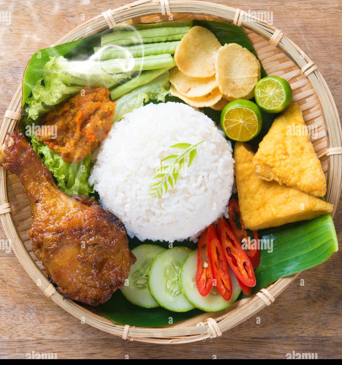 terbaik ayam penyet di bagan pulau ketam