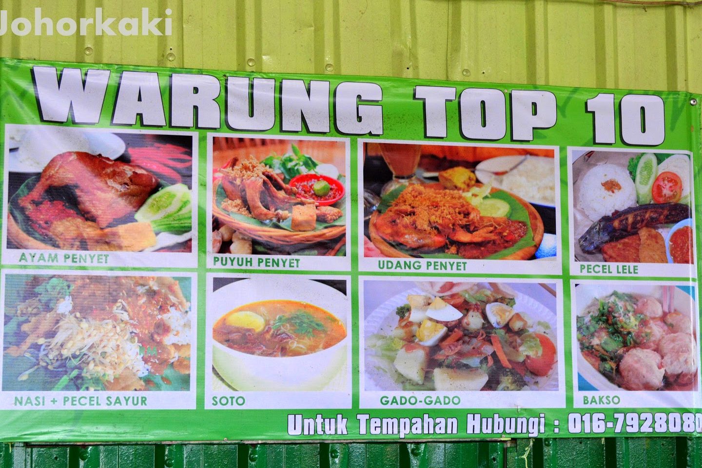 warung top ten ayam penyet